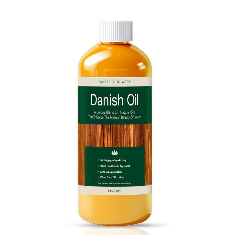 LIIZOUSUDA Danish Oil for Wood - Pure Polymerized Linseed Oil Wood Finish & Sealer - Ideal for Furniture, Butcher Blocks, Salad Bowls, & More - Restore & Protect, Fast Curing - Image 1